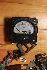 Image showing old amperemeter