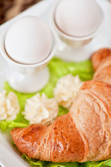 Image showing Tasty breakfast from eggs