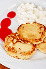 Image showing Tasty cheese pancakes