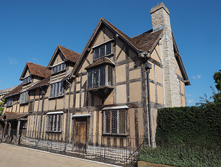Image showing Shakespeare birthplace in Stratford upon Avon