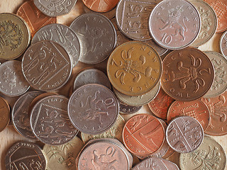 Image showing Pound coins