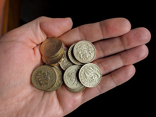 Image showing Pound coins