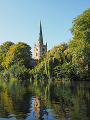 Image showing Holy Trinity church in Stratford upon Avon