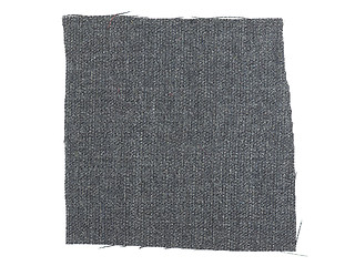 Image showing Black fabric sample