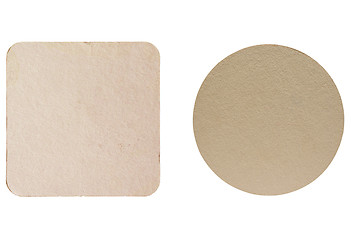 Image showing Beermat drink coaster isolated