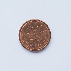 Image showing German 1 cent coin
