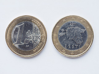 Image showing Estonian 1 Euro coin