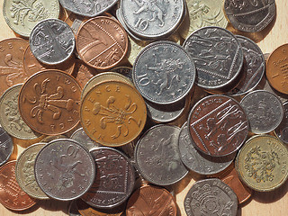 Image showing Pound coins