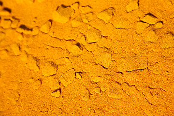 Image showing  sand in morocco africa desert abstract macro