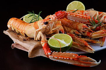 Image showing Delicious Grilled Langoustines 