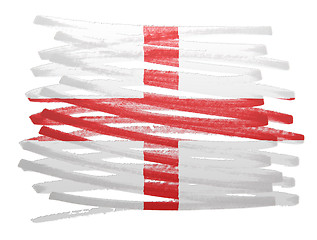 Image showing Flag illustration - England