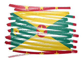 Image showing Flag illustration - Grenada