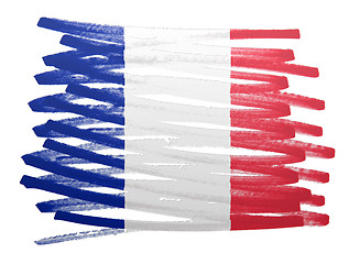 Image showing Flag illustration - France