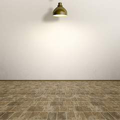 Image showing Empty Room Lamp