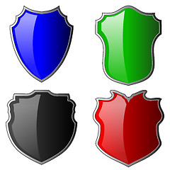 Image showing Set of Shields