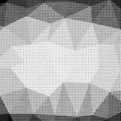 Image showing Halftone Pattern.  Dots on White Background.