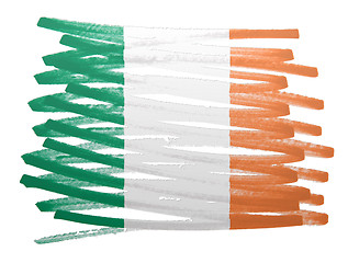 Image showing Flag illustration - Ireland