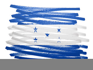 Image showing Flag illustration - Honduras