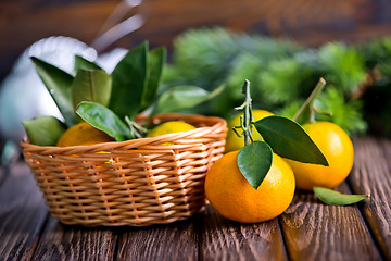 Image showing fresh tangerines