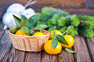 Image showing fresh tangerines