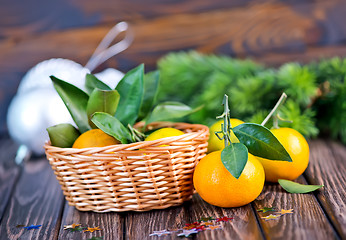 Image showing fresh tangerines