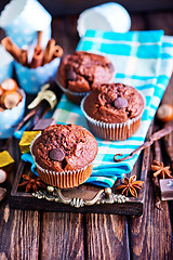 Image showing chocolate muffins