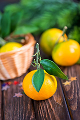 Image showing fresh tangerines