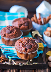 Image showing chocolate muffins