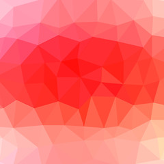 Image showing Red Polygonal Pattern