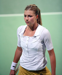 Image showing Maria Kirilenko in action, Doha, Qatar, 2008