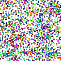 Image showing Colorful  Confetti background