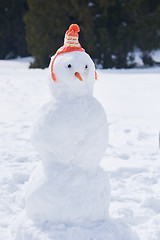 Image showing winter snowman