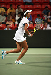 Image showing Sania Mirza, Indian tennis star, in Doha, Qatar