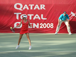 Image showing Israeli Shahar Peer tennis debut Doha Qatar