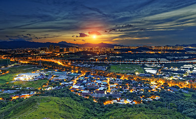 Image showing Cityscape of Yuen Long