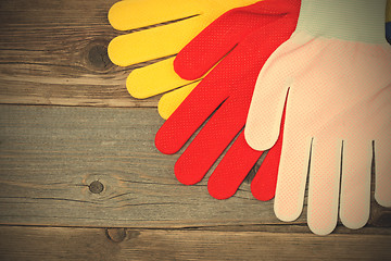 Image showing construction gloves