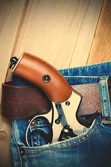 Image showing revolver in the pocket