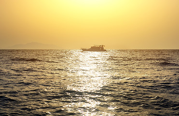 Image showing Boat in sea