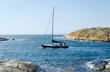 Image showing sailboat at the westcoast