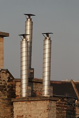 Image showing Roofs and chimneys