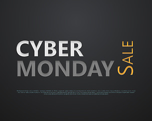 Image showing Cyber Monday sale