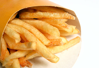 Image showing Fast food french fries or chips