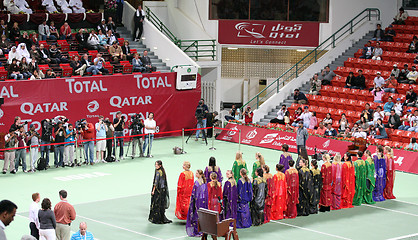 Image showing Qatar WTA open opening ceremony