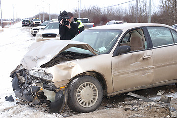 Image showing car wreck