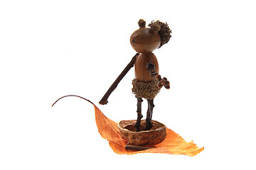 Image showing acorn toy man 