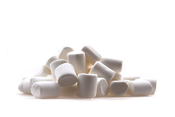 Image showing white marschmallows isolated