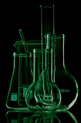 Image showing Laboratory glassware for liquids