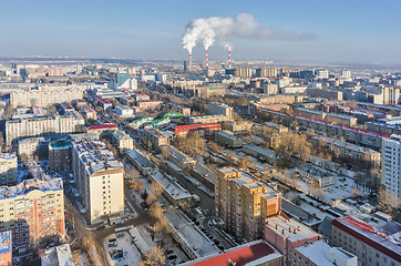 Image showing Residential district on Melnikayte street. Tyumen