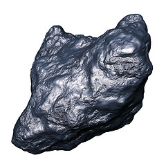 Image showing metallic meteorite asteroid