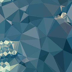 Image showing Cadet Blue Abstract Low Polygon Background